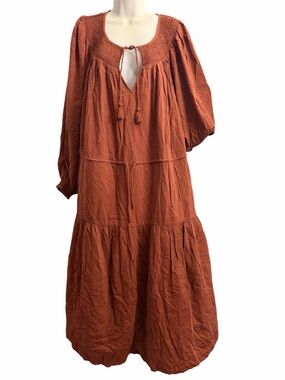 Old Navy Peasant Smocked Dress Size 3X NWT